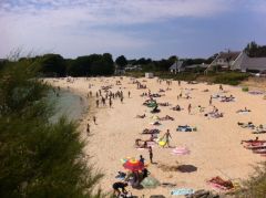 Le Pérello, plage de sable fin surveillée l'été