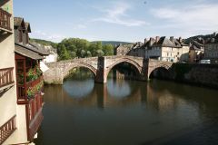 Vue du Pont Vieux, classé au patrimoine mondial de l'UNESCO